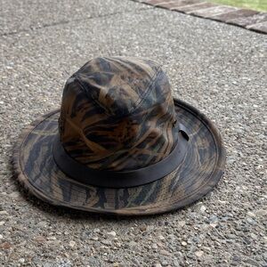 Filson X Mossy Oak Tin Cloth Packer camo Hat medium